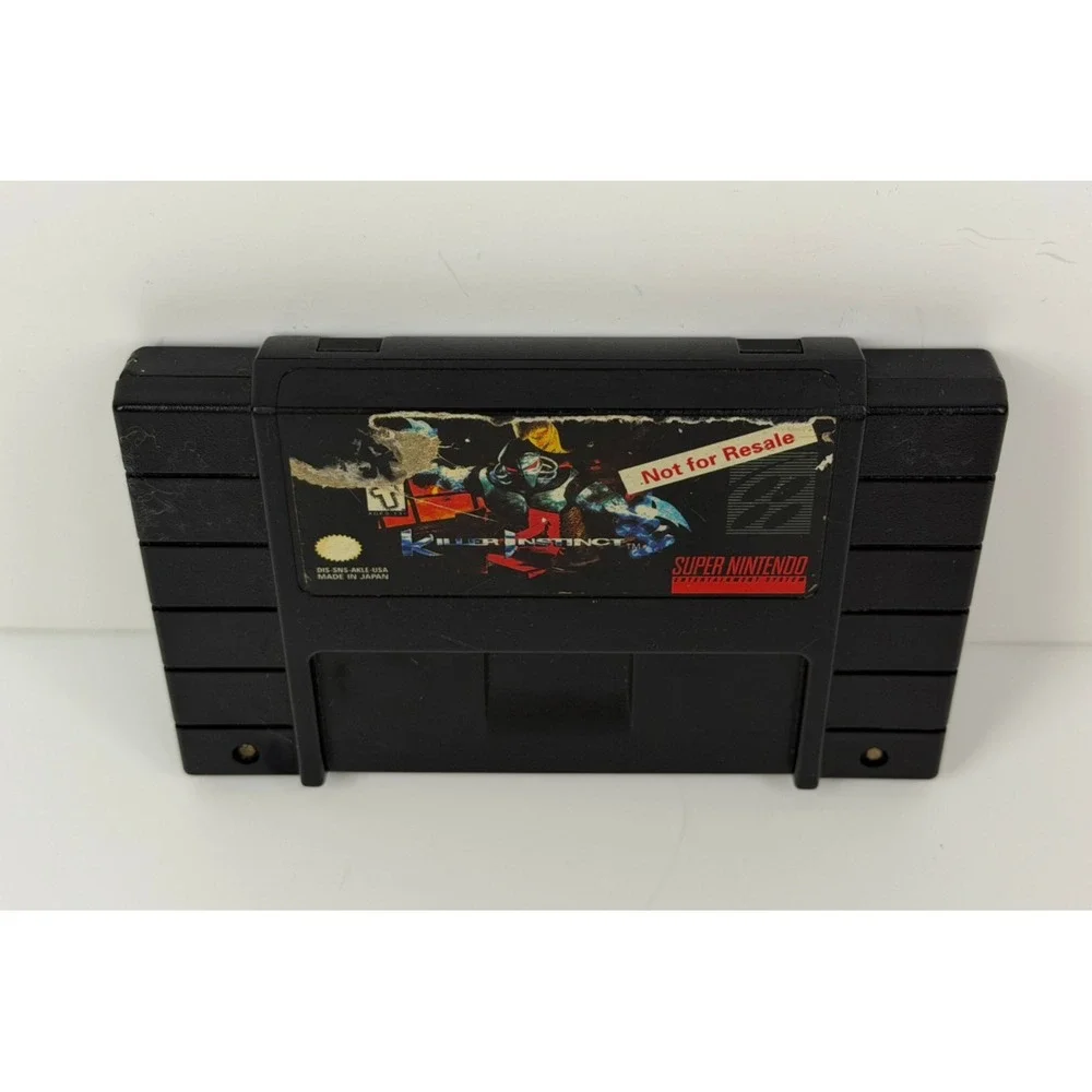 Killer Instinct NOT FOR RESALE DEMO Super Nintendo SNES Cartridge NFR Kiosk SNES